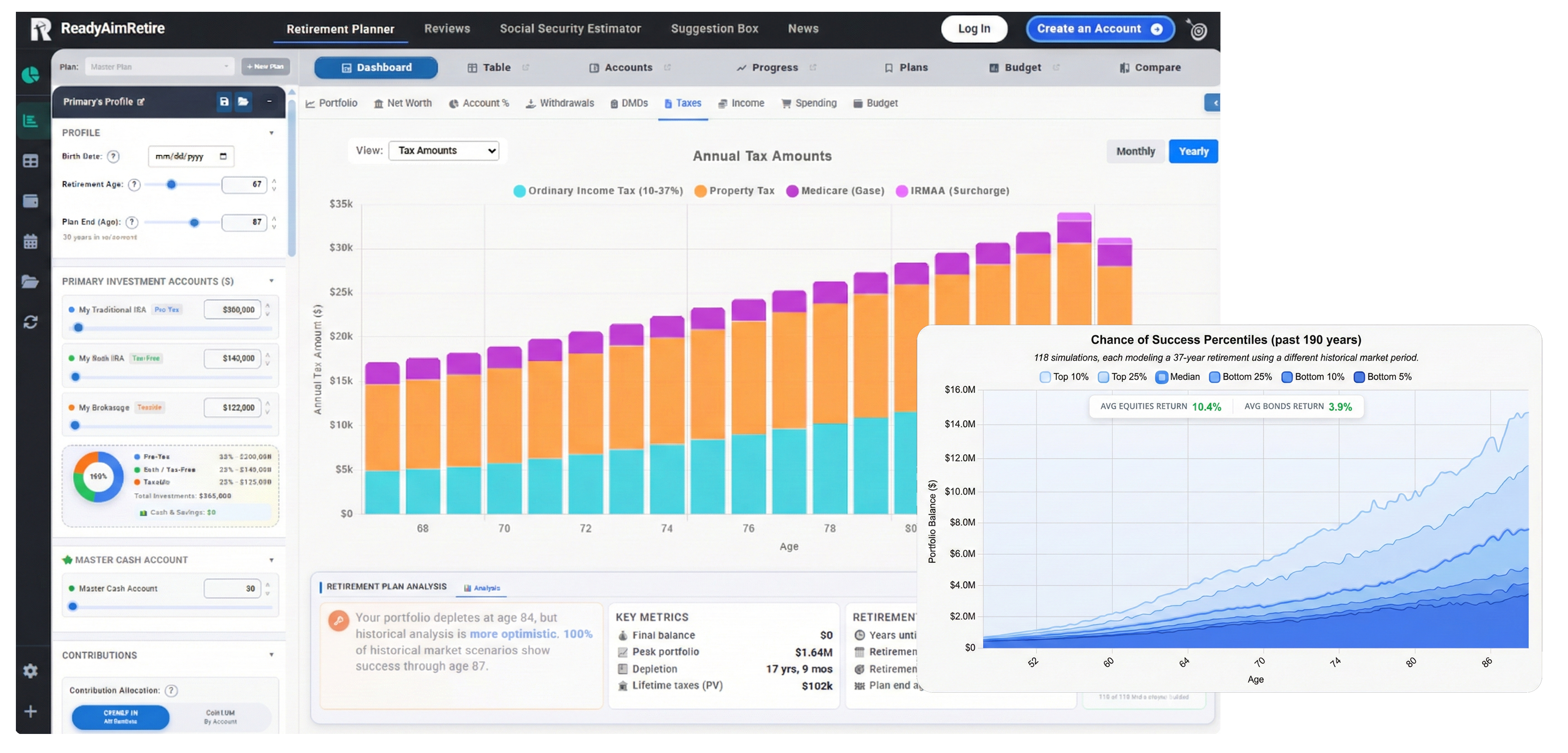 ReadyAimRetire app screenshot